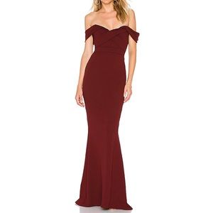 Nookie Burgundy/Wine Gown
